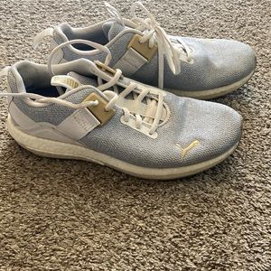 Puma size 8.5 blue and gold